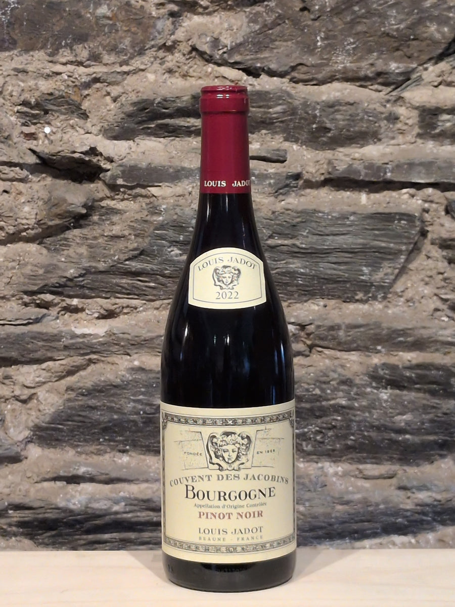 Bottle of Louis Jadot Bourgogne Pinot Noir