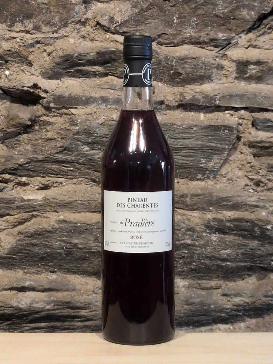 Bottle of Pineau de Pradiere Rose