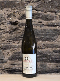 Bottle of Mathern Riesling Kabinett Rosenheck