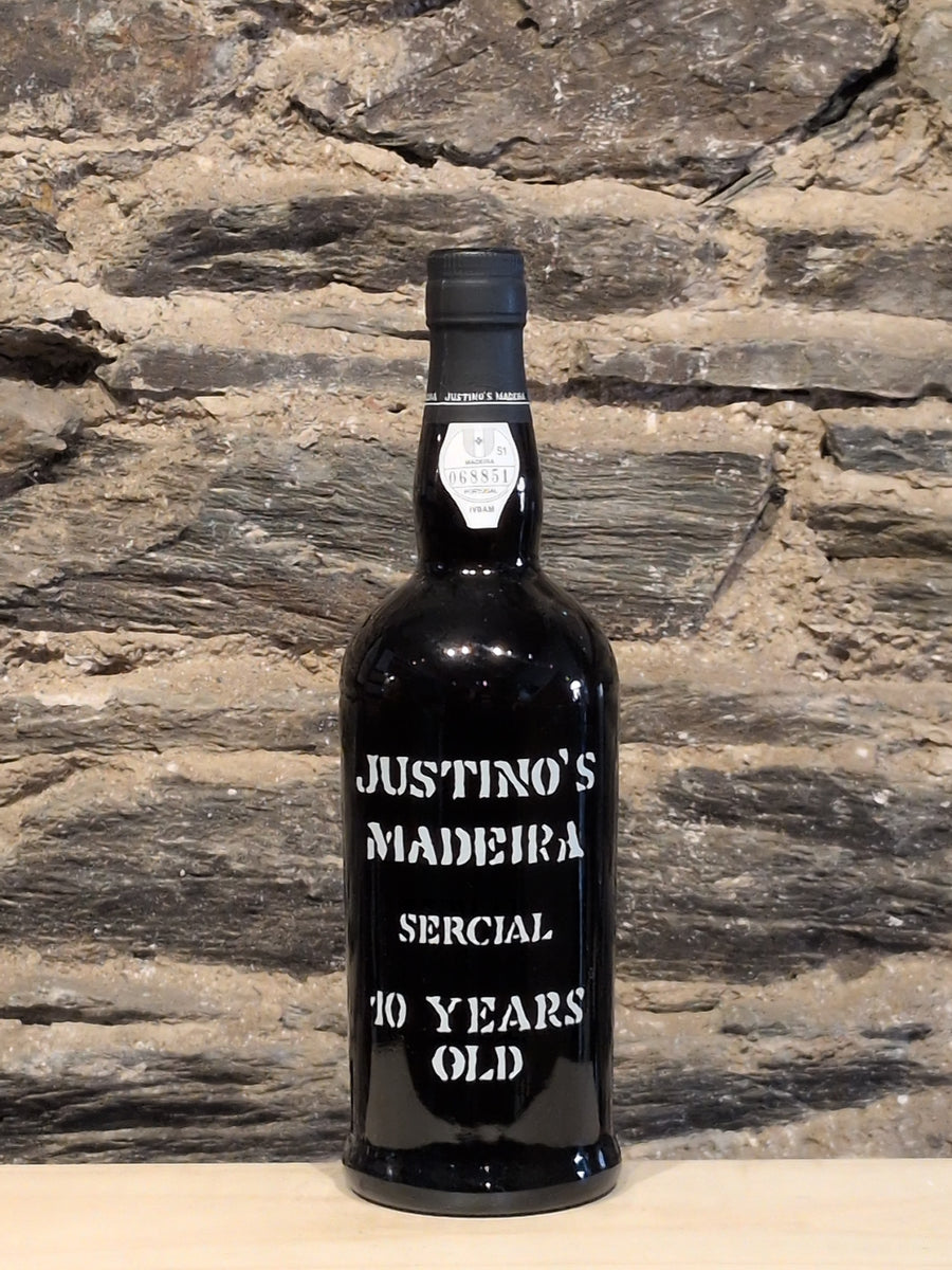 Bottle of Justino's Madeira 10 Year Sercial