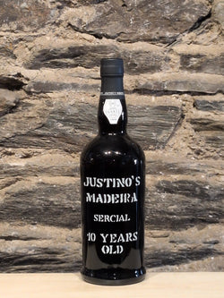 Bottle of Justino's Madeira 10 Year Sercial