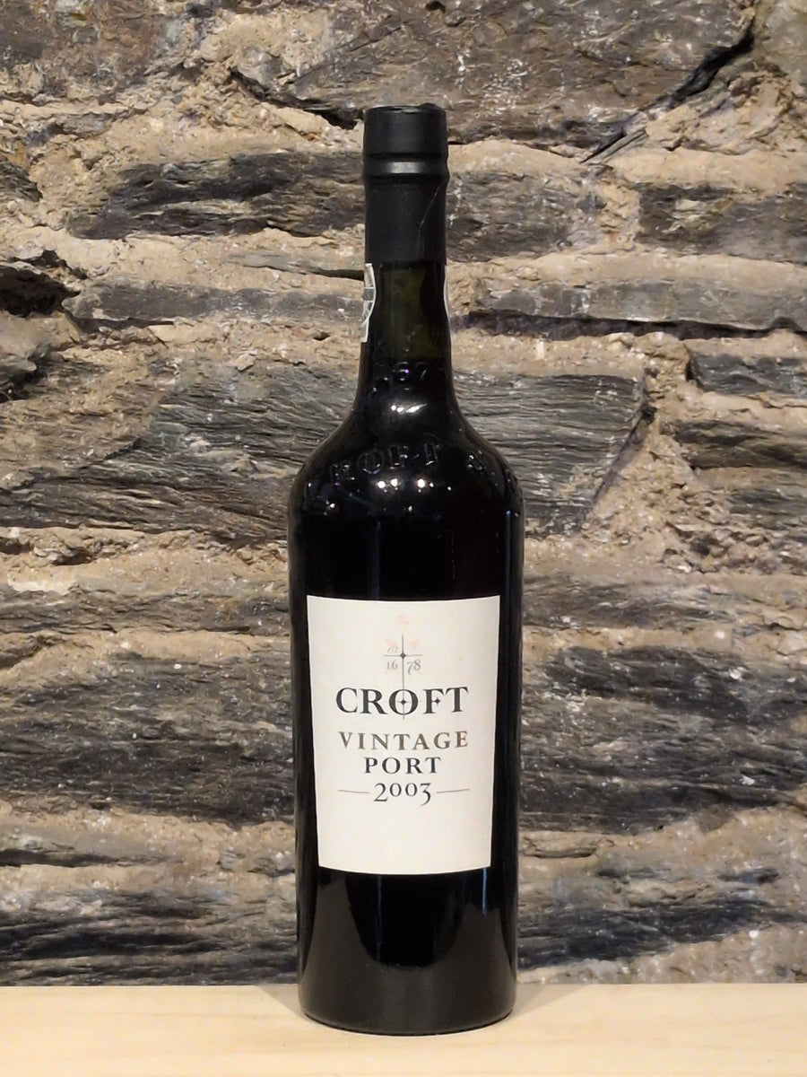 Bottle of Croft Vintage Port 2003