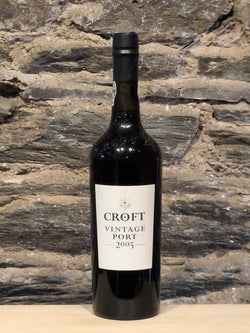 Bottle of Croft Vintage Port 2003