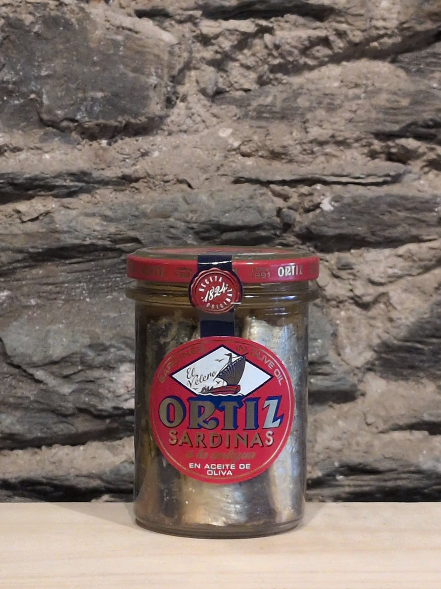 Ortiz Sardines in Olive Oil Jar