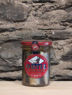 Ortiz Sardines in Olive Oil Jar