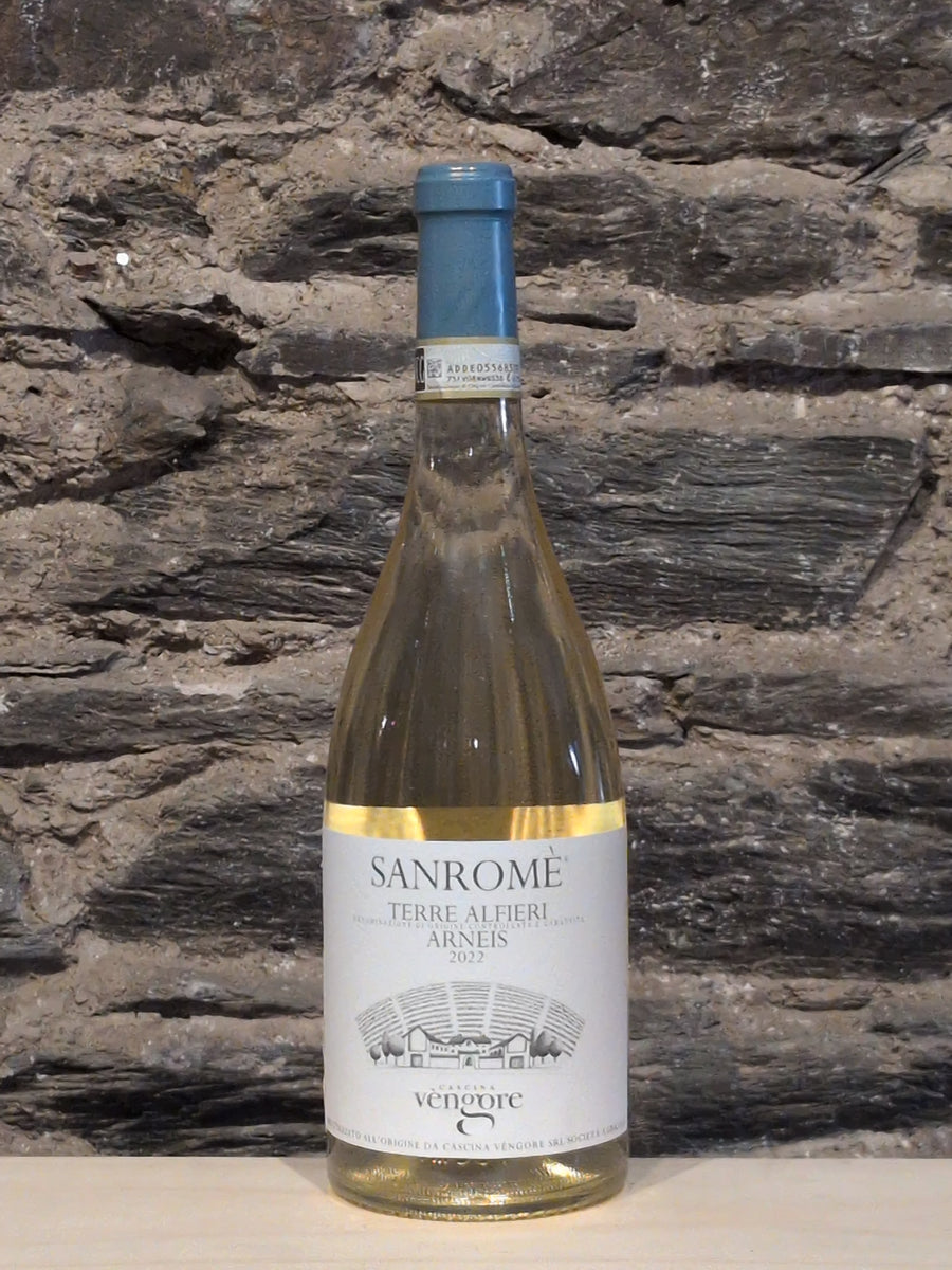 Bottle of Vengore Sanrome Roero Arneis