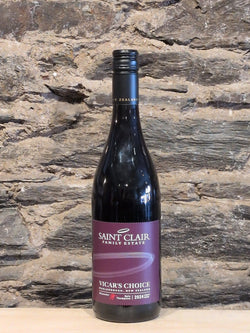 Bottle of Saint Clair Vicar's Choice Pinot Noir