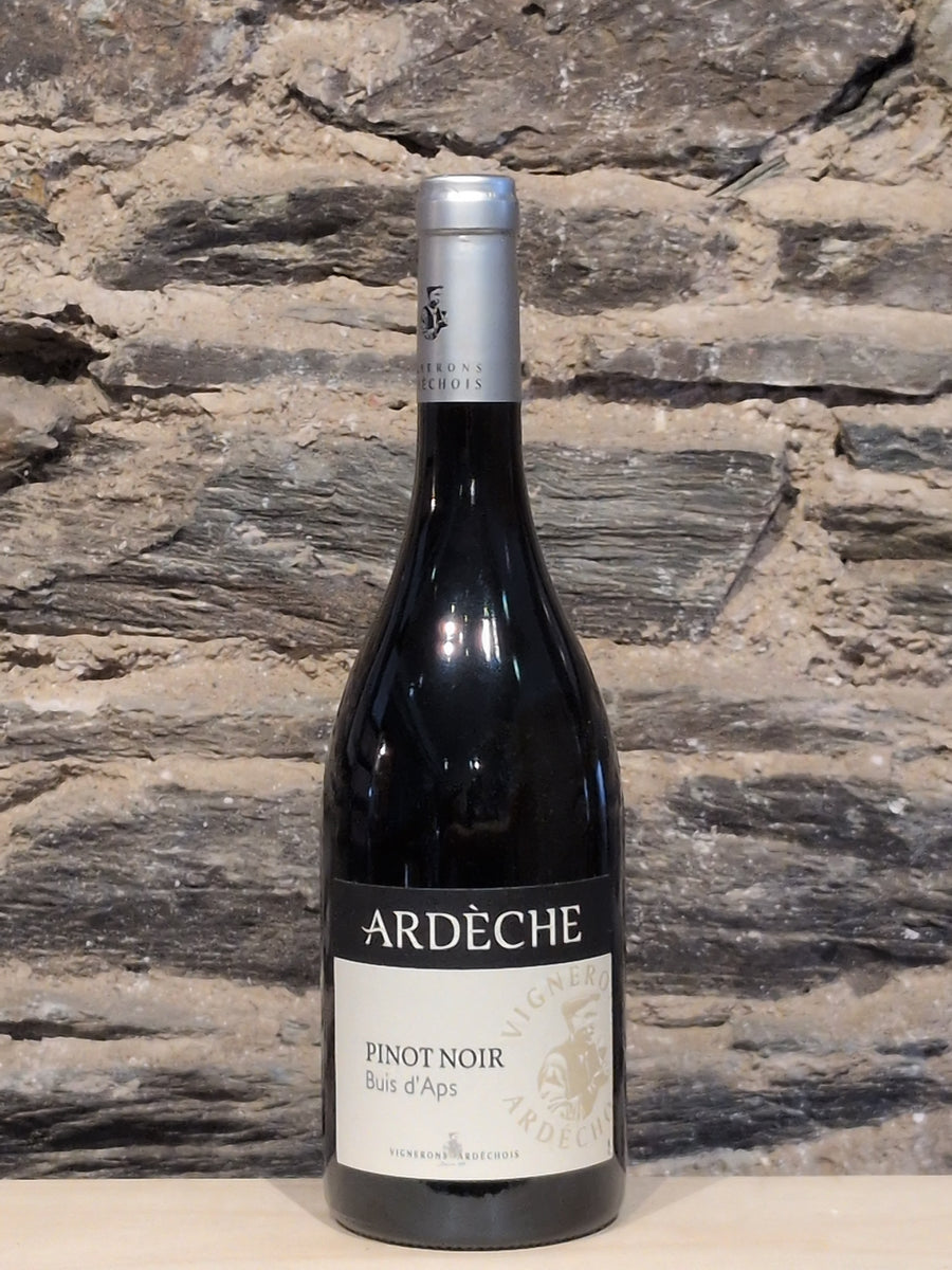 Bottle of Vignerons Ardéchois Pinot Noir Buis d'Aps