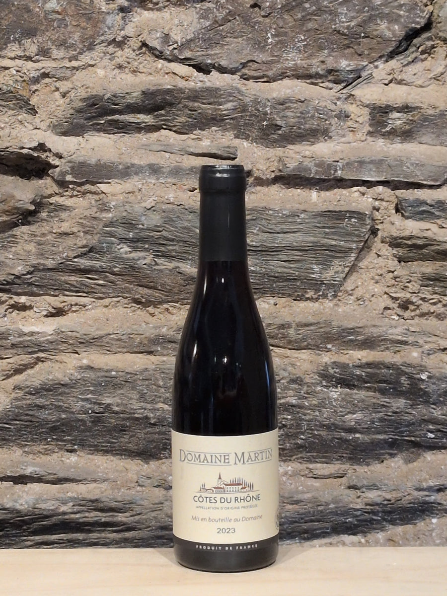 Bottle of Domaine Martin Cotes du Rhone (Half-Bottle)