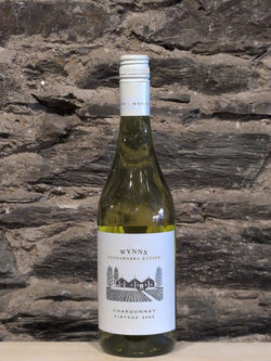 Bottle of Wynns Coonawarra Estate Chardonnay
