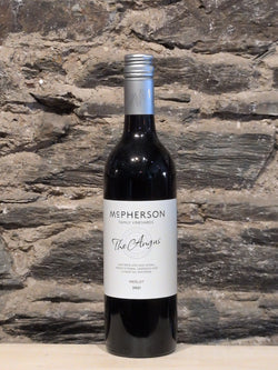 Bottle of McPherson The Angus Merlot