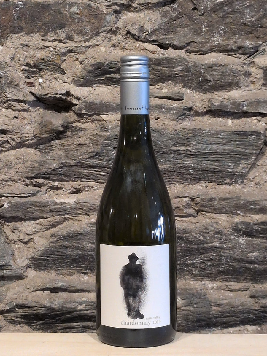 Bottle of Innocent Bystander Chardonnay