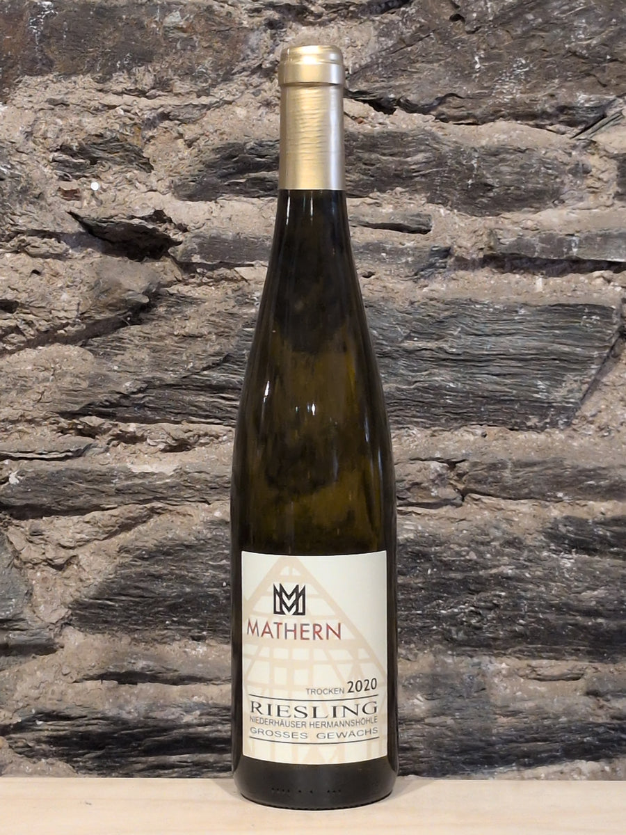 Bottle of Mathern Niederhäuser Hermannshöhle Grosses Gewächs Riesling Trocken
