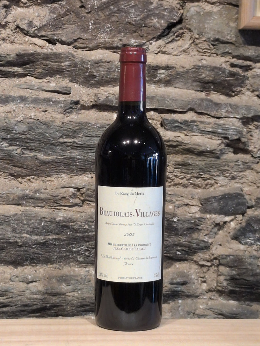 Bottle of Lapalu Beaujolais-Villages Le Rang du Merle