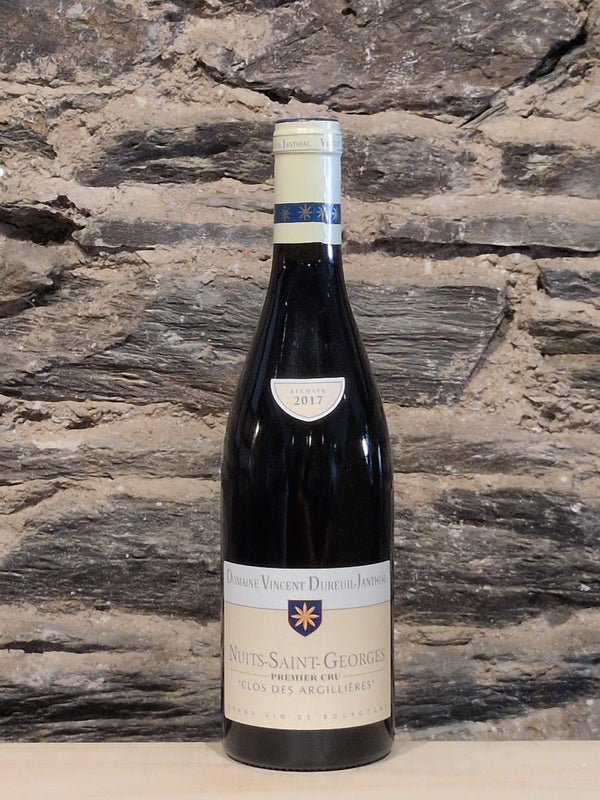 Bottle of Domaine Dureuil-Janthial Nuits-Saint-Georges 1er Cru Clos des Argillières 2017