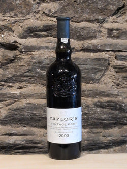 Bottle of Taylor's Vintage 2003