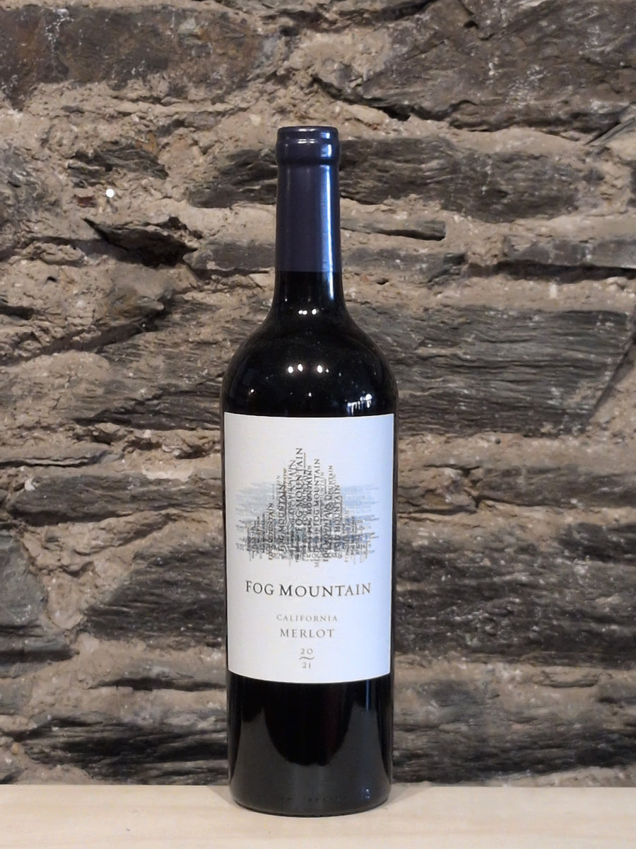 Bottle of Fog Mountain Merlot