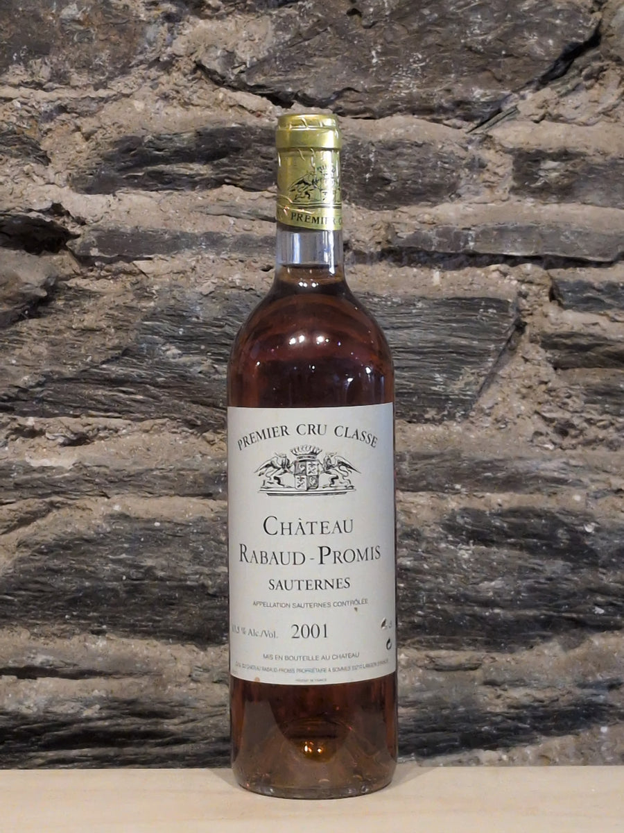 Bottle of Château Rabaud-Promis Sauternes 2001