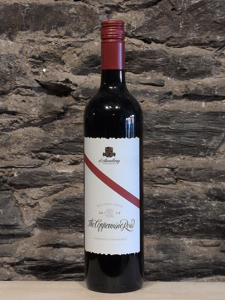 Bottle of d'Arenberg The Coppermine Road Cabernet Sauvignon