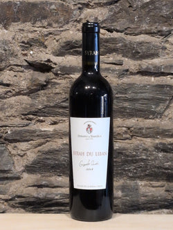 Bottle of Domaine des Tourelles Syrah du Liban
