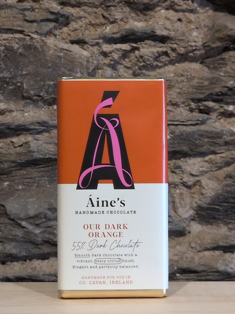 Aine Dark Orange Chocolate 100g