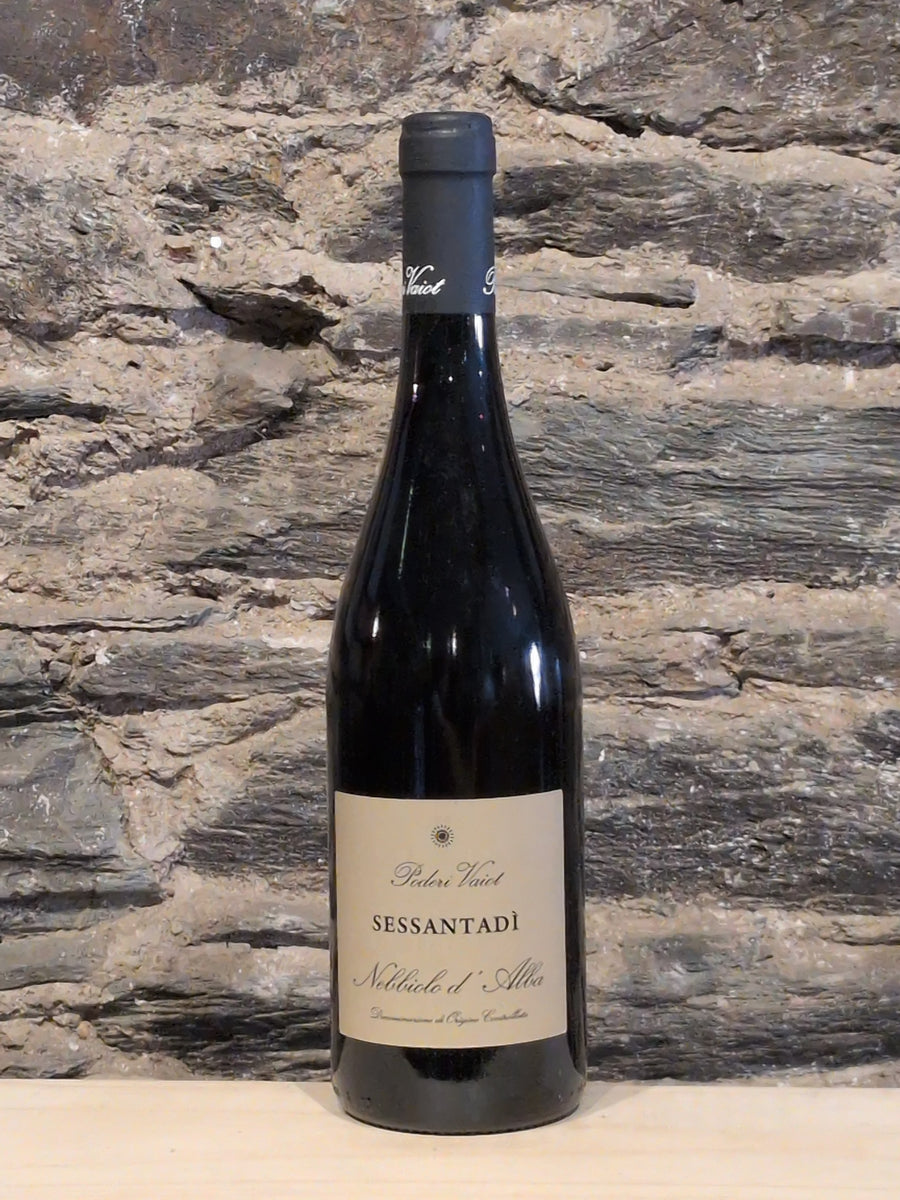 Bottle of Poderi Vaiot Sessantadi Nebbiolo d'Alba