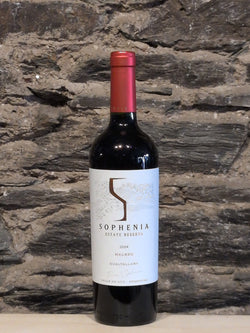 Bottle of Sophenia Reserva Malbec