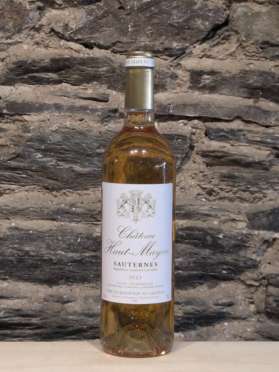 Bottle of Château Haut-Mayne Sauternes