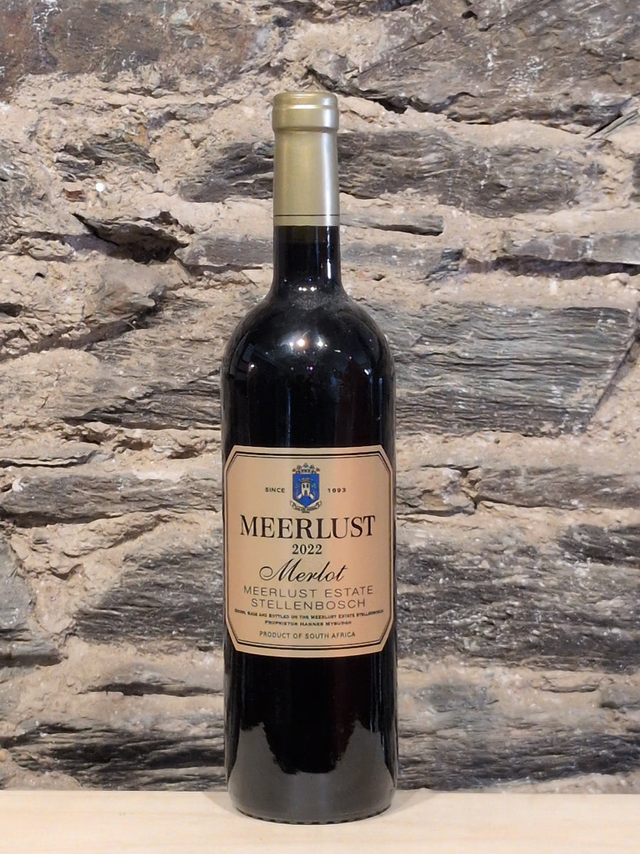 Bottle of Meerlust Merlot