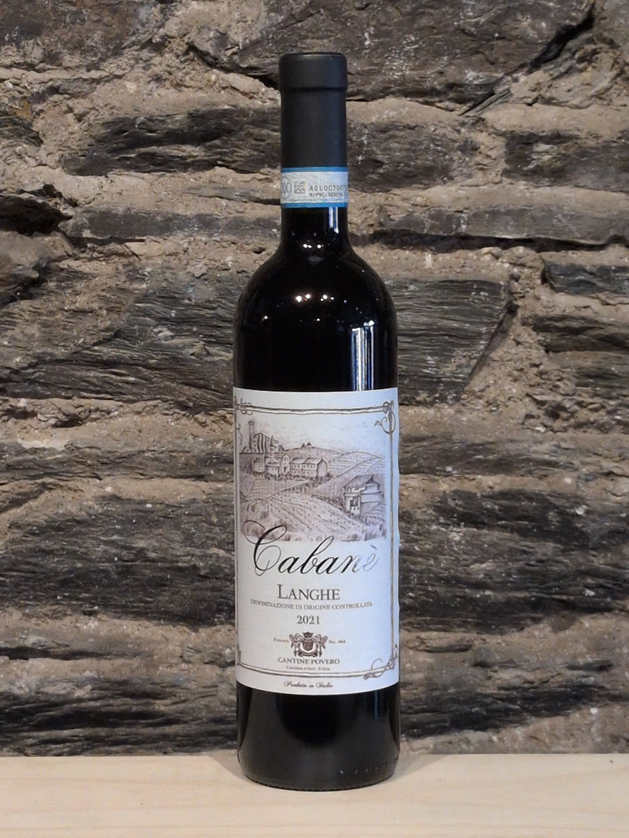Bottle of Povero Cabane Langhe DOC