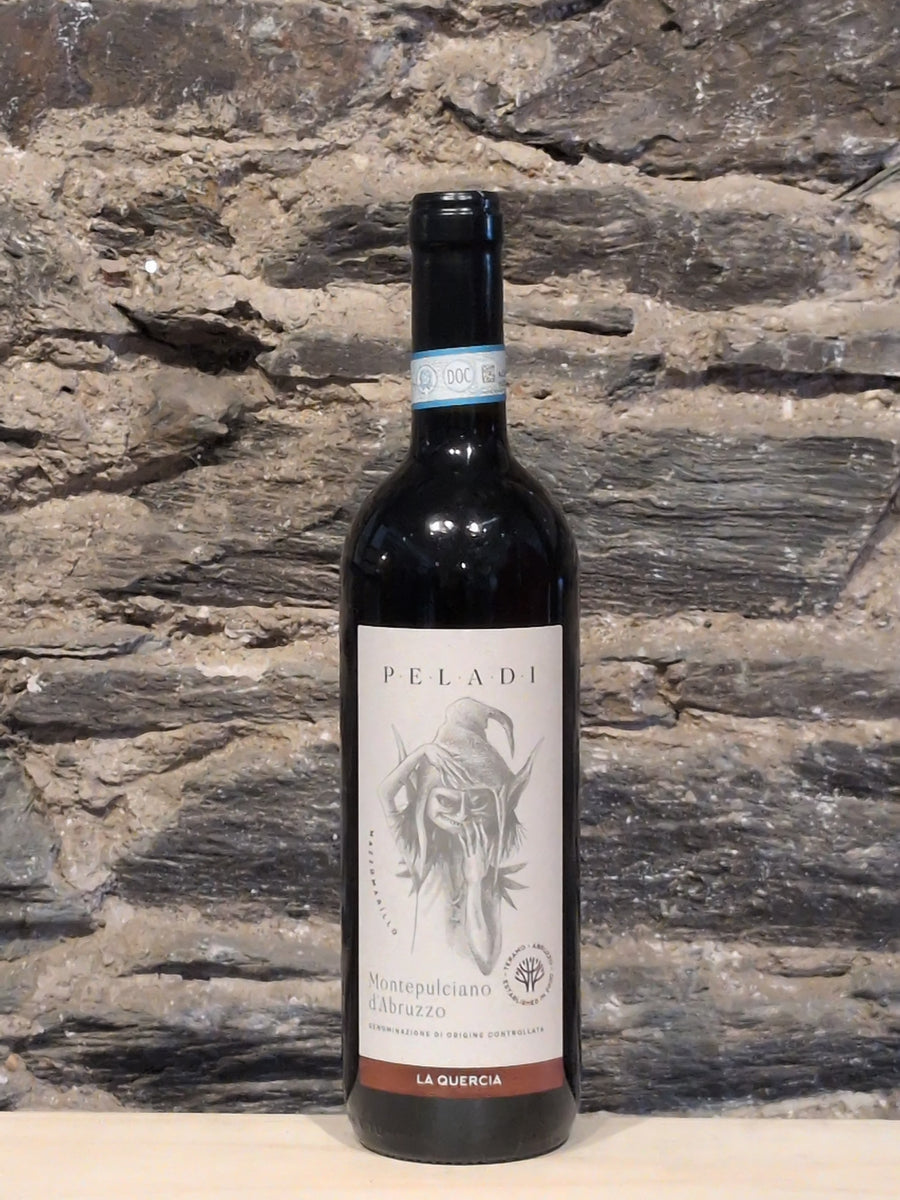 Bottle of La Quercia Peladi Montepulciano d'Abruzzo DOC