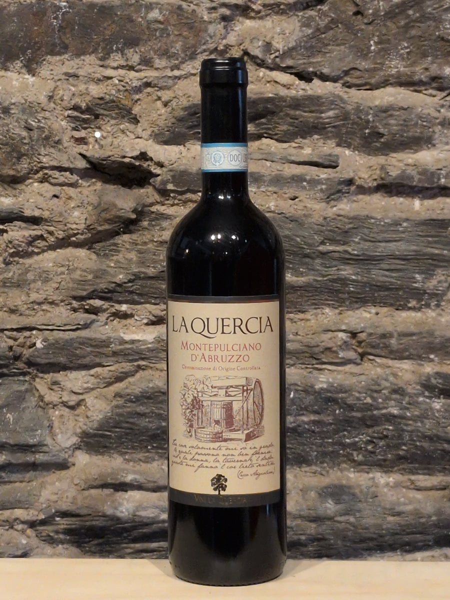 Bottle of La Quercia Montepulciano d'Abruzzo DOC