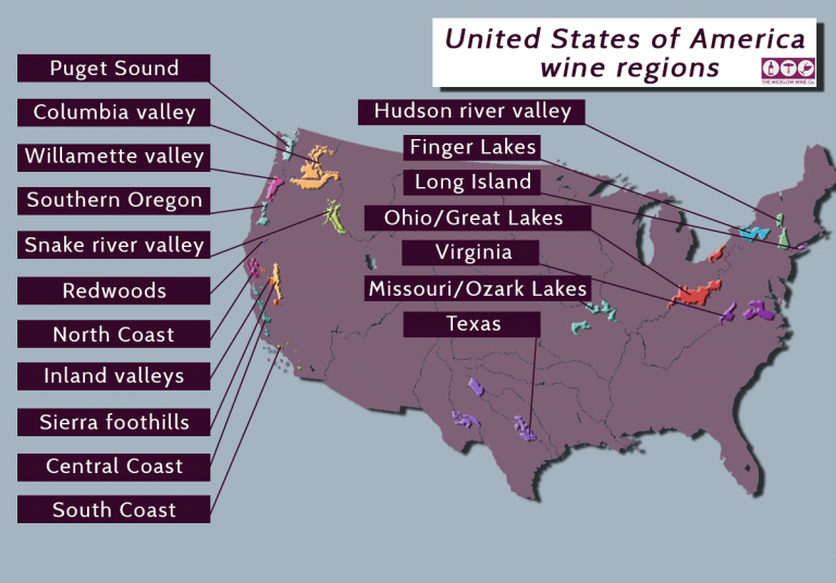 Регион австралии. Виноделие США карта. Винодельческие регионы США. Винные регионы США. Винодельческая карта США.